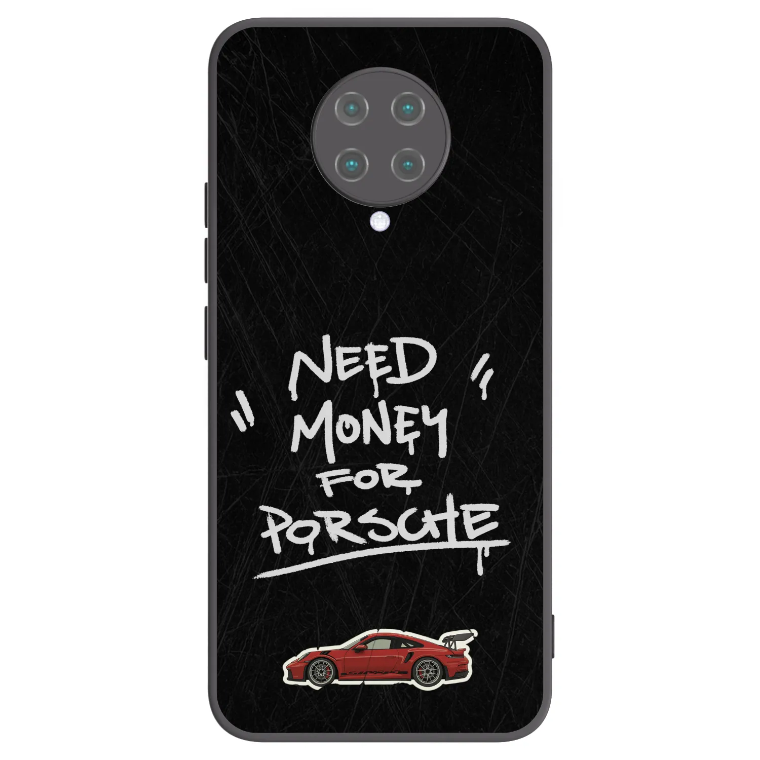 Picasee Μαύρη θήκη σιλικόνης για Xiaomi Poco F2 Pro - Dark Racer