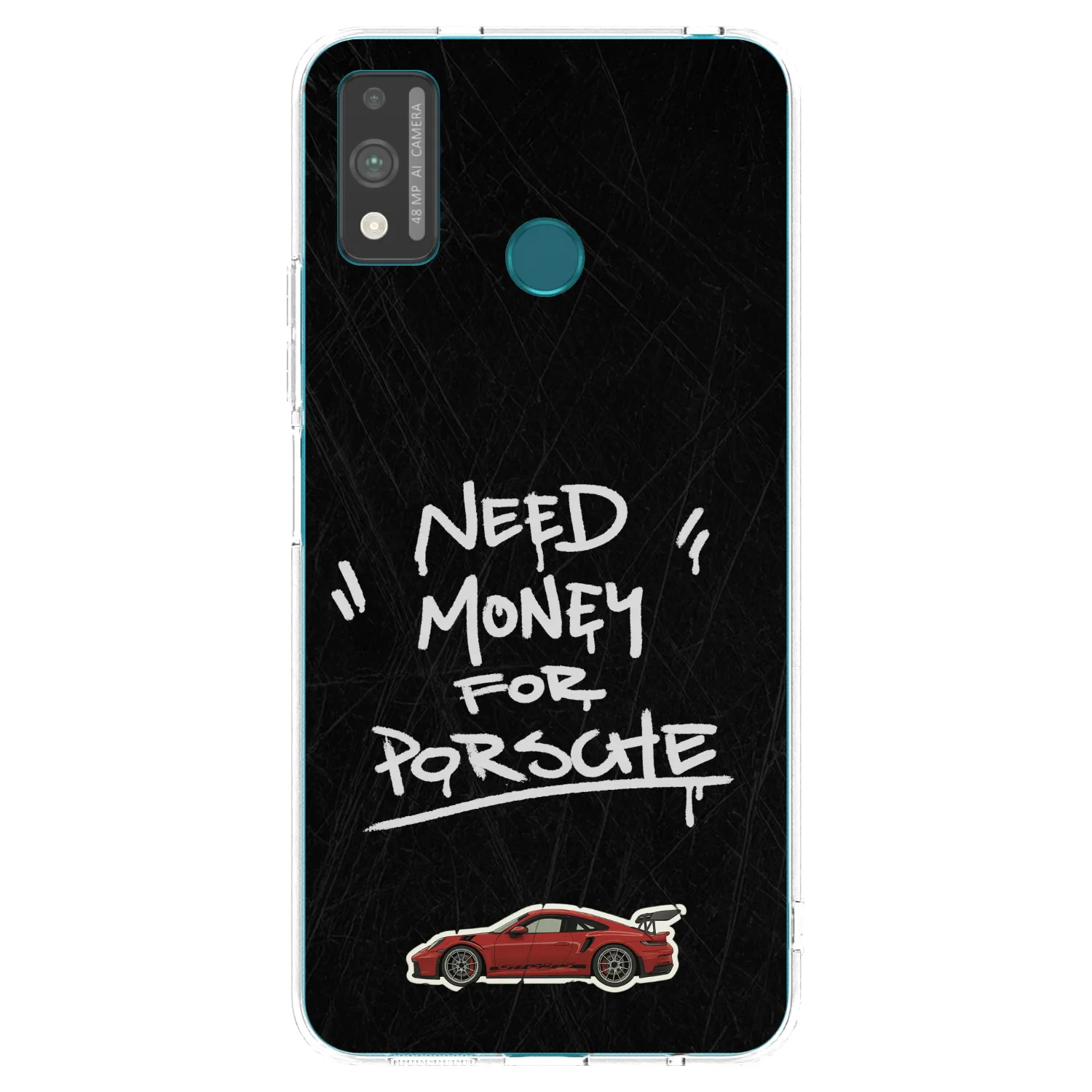 Picasee διαφανής θήκη σιλικόνης Honor 9X Lite - Dark Racer