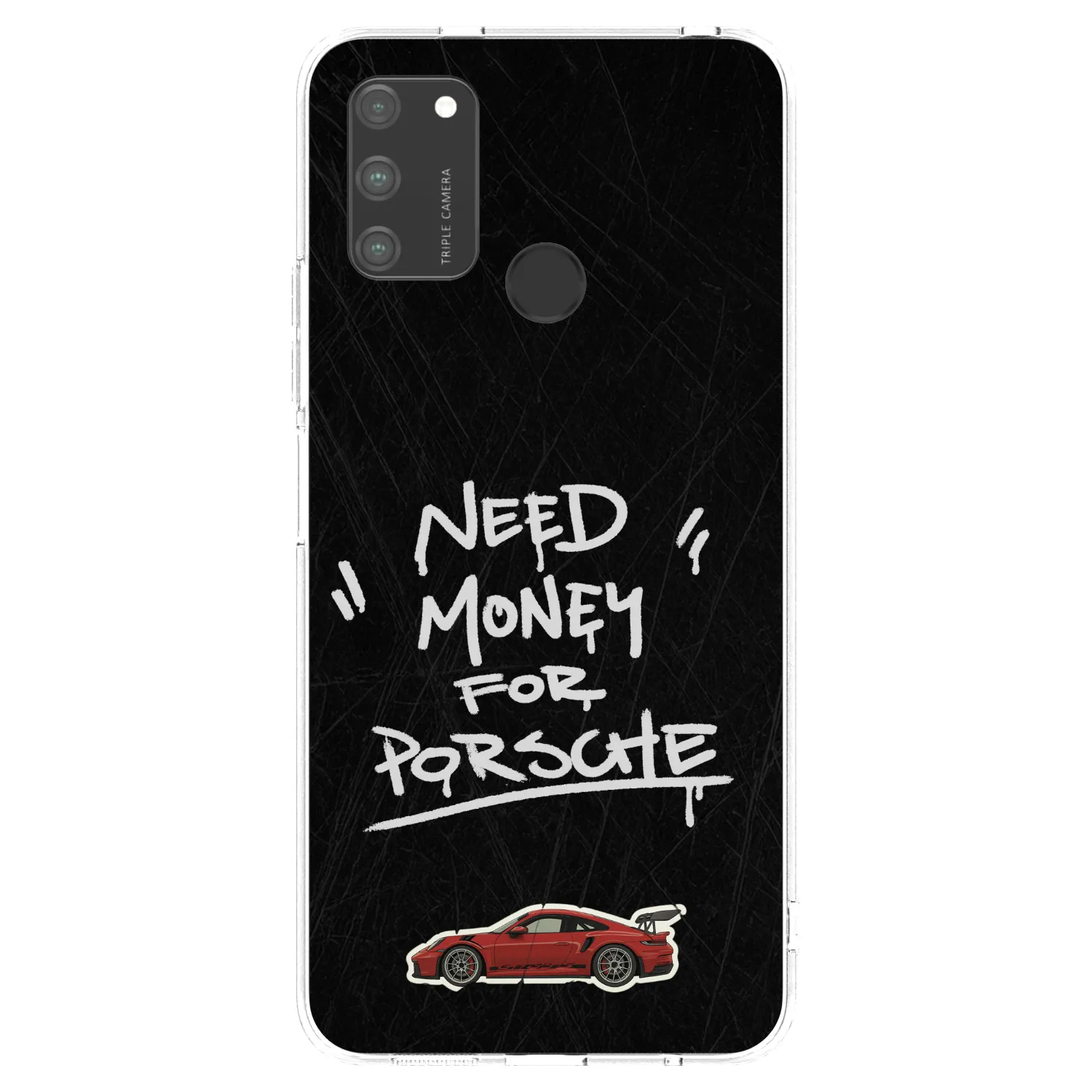 Picasee διαφανής θήκη σιλικόνης Honor 9A - Dark Racer