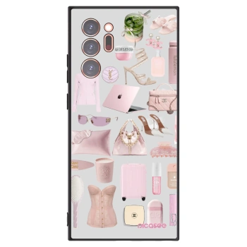 Picasee Μαύρη θήκη σιλικόνης για Samsung Galaxy Note 20 Ultra - Glam Babe