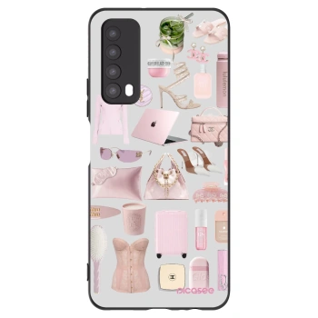 Picasee Μαύρη θήκη σιλικόνης για Huawei P Smart 2021 - Glam Babe