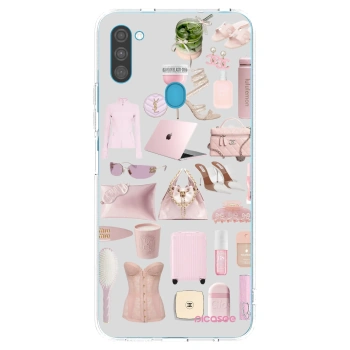 Picasee διαφανής θήκη σιλικόνης Samsung Galaxy M11 - Glam Babe