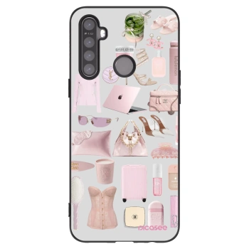 Picasee Μαύρη θήκη σιλικόνης για Realme 5 - Glam Babe