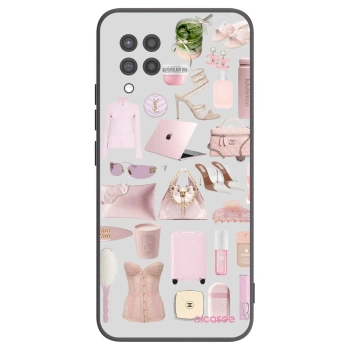 Picasee Μαύρη θήκη σιλικόνης για Samsung Galaxy A42 A426B - Glam Babe
