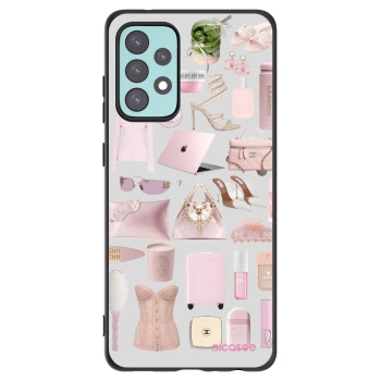 Picasee Μαύρη θήκη σιλικόνης για Samsung Galaxy A72 A725F - Glam Babe