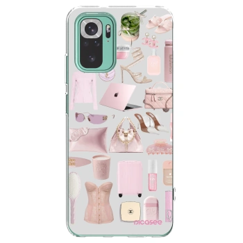 Picasee διαφανής θήκη σιλικόνης Xiaomi Redmi Note 10 Pro - Glam Babe