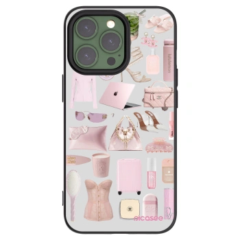 Picasee Μαύρη θήκη σιλικόνης για Apple iPhone 13 Pro - Glam Babe