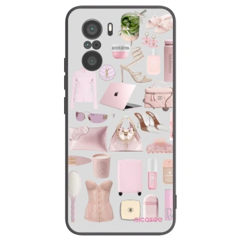 Picasee Μαύρη θήκη σιλικόνης για Xiaomi Poco F3 - Glam Babe