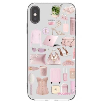 Picasee διαφανής θήκη σιλικόνης Apple iPhone XS Max - Glam Babe