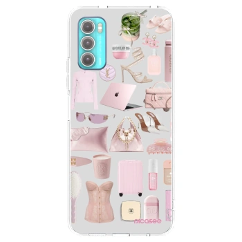 Picasee διαφανής θήκη σιλικόνης Motorola Moto G60 - Glam Babe