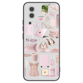 Picasee Μαύρη θήκη σιλικόνης για Vivo Y72 5G - Glam Babe