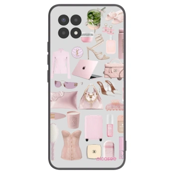 Picasee Μαύρη θήκη σιλικόνης για Realme 8i - Glam Babe