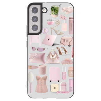 Picasee Μαύρη θήκη σιλικόνης για Samsung Galaxy S22+ 5G - Glam Babe