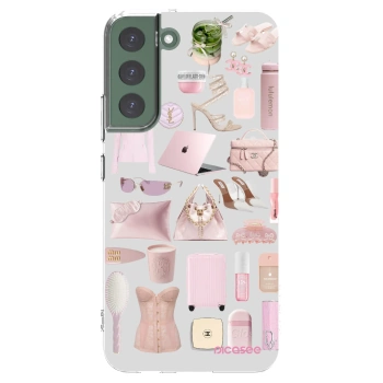 Picasee διαφανής θήκη σιλικόνης Samsung Galaxy S22+ 5G - Glam Babe