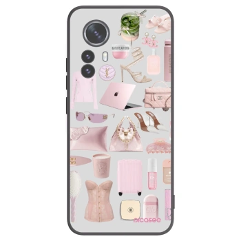 Picasee Μαύρη θήκη σιλικόνης για Xiaomi 12 Pro - Glam Babe