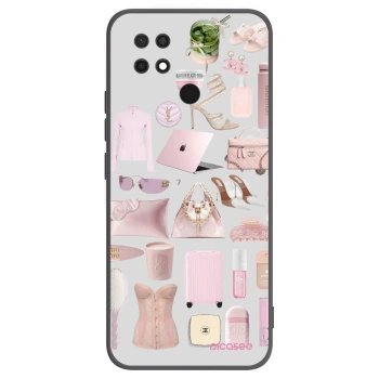 Picasee Μαύρη θήκη σιλικόνης για Xiaomi Redmi 10C - Glam Babe