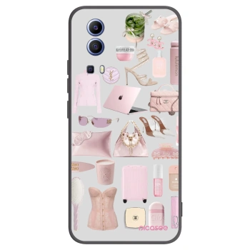 Picasee Μαύρη θήκη σιλικόνης για Vivo Y52 5G - Glam Babe