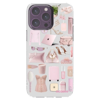 Picasee διαφανής θήκη σιλικόνης Apple iPhone 14 Pro Max - Glam Babe