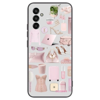 Picasee Μαύρη θήκη σιλικόνης για Samsung Galaxy M13 M135F - Glam Babe