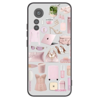 Picasee Μαύρη θήκη σιλικόνης για Xiaomi 12 Lite - Glam Babe