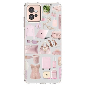 Picasee διαφανής θήκη σιλικόνης Motorola Moto G32 - Glam Babe