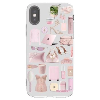 Picasee διαφανής θήκη σιλικόνης Apple iPhone X/XS - Glam Babe