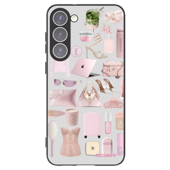 Picasee Μαύρη θήκη σιλικόνης για Samsung Galaxy S23+ 5G - Glam Babe