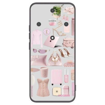 Picasee Μαύρη θήκη σιλικόνης για Honor Magic5 Lite 5G - Glam Babe