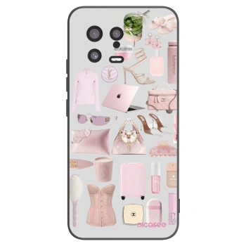 Picasee Μαύρη θήκη σιλικόνης για Xiaomi 13 - Glam Babe