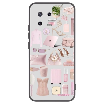 Picasee Μαύρη θήκη σιλικόνης για Xiaomi 13 Pro - Glam Babe