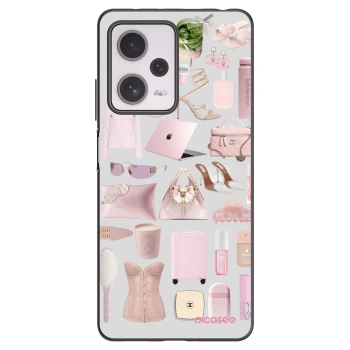 Picasee Μαύρη θήκη σιλικόνης για Xiaomi Redmi Note 12 Pro+ 5G - Glam Babe