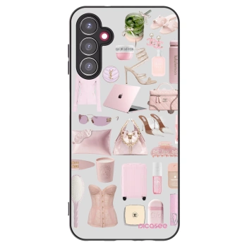 Picasee Μαύρη θήκη σιλικόνης για Samsung Galaxy A14 5G A146P - Glam Babe