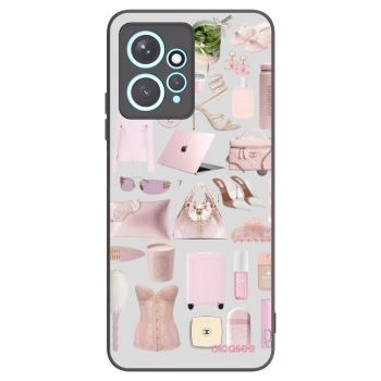 Picasee Μαύρη θήκη σιλικόνης για Xiaomi Redmi Note 12 4G - Glam Babe