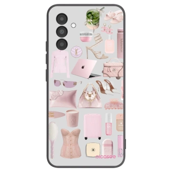 Picasee Μαύρη θήκη σιλικόνης για Samsung Galaxy A04s A047F - Glam Babe