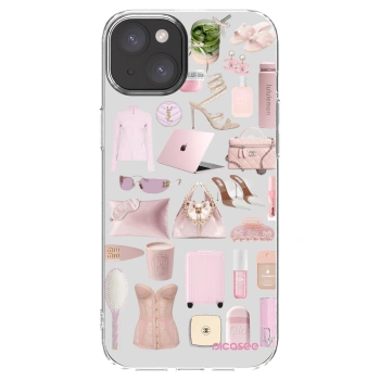 Picasee διαφανής θήκη σιλικόνης Apple iPhone 15 Plus - Glam Babe