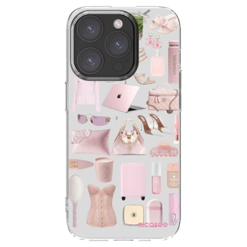 Picasee διαφανής θήκη σιλικόνης Apple iPhone 15 Pro - Glam Babe