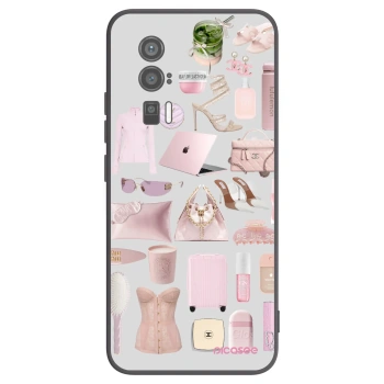 Picasee Μαύρη θήκη σιλικόνης για Xiaomi Poco F5 Pro 5G - Glam Babe