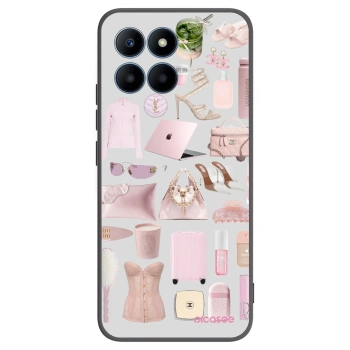 Picasee Μαύρη θήκη σιλικόνης για Honor 70 Lite - Glam Babe