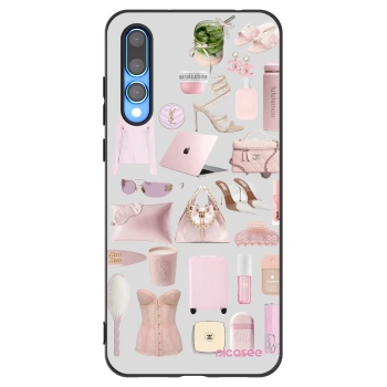 Picasee Μαύρη θήκη σιλικόνης για Huawei P20 Pro - Glam Babe