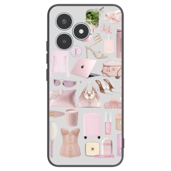 Picasee Μαύρη θήκη σιλικόνης για Realme C53 - Glam Babe