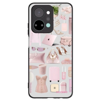 Picasee Μαύρη θήκη σιλικόνης για Honor X7a - Glam Babe