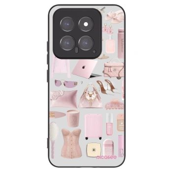 Picasee Μαύρη θήκη σιλικόνης για Xiaomi 14 - Glam Babe