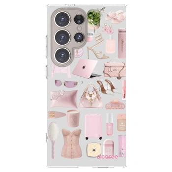 Picasee διαφανής θήκη σιλικόνης Samsung Galaxy S24 Ultra S928B 5G - Glam Babe