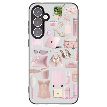 Picasee Μαύρη θήκη σιλικόνης για Samsung Galaxy S23 FE S711B - Glam Babe