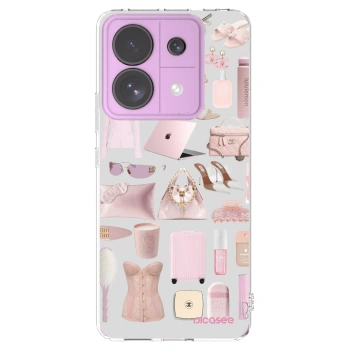Picasee διαφανής θήκη σιλικόνης Xiaomi Redmi Note 13 Pro 5G - Glam Babe