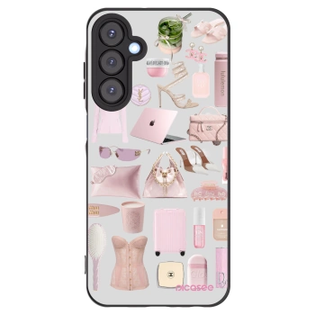 Picasee Μαύρη θήκη σιλικόνης για Samsung Galaxy A25 A256B 5G - Glam Babe