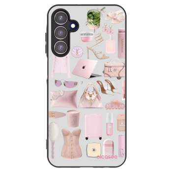 Picasee Μαύρη θήκη σιλικόνης για Samsung Galaxy A15 A156B 5G - Glam Babe
