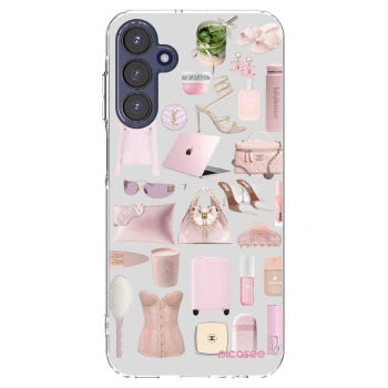 Picasee διαφανής θήκη σιλικόνης Samsung Galaxy A15 A155F 4G - Glam Babe