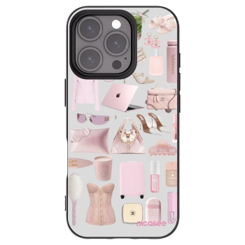 Picasee Μαύρη θήκη σιλικόνης για Apple iPhone 16 Pro - Glam Babe