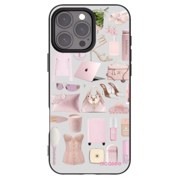 Picasee Μαύρη θήκη σιλικόνης για Apple iPhone 16 Pro Max - Glam Babe